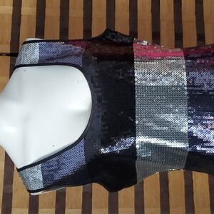 Debbie Shuchat lined sequin top